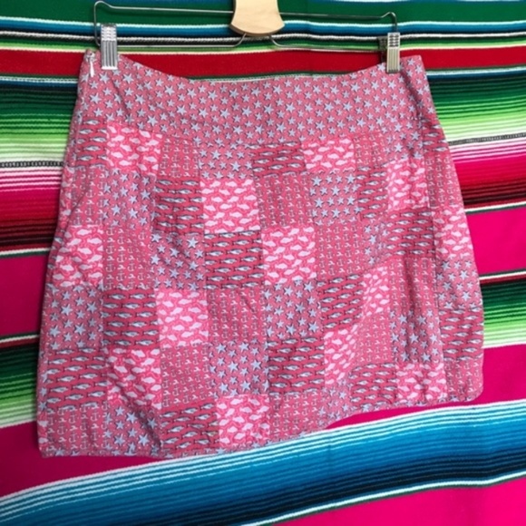 Vineyard Vines Patch Wrap Summer Mini Skirt - Picture 3 of 6